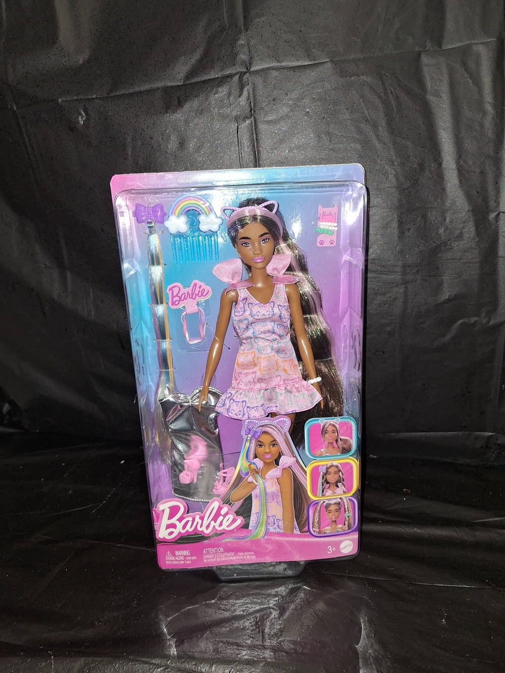 Barbie Fun & Fancy Doll with Pink, Purple & Silver Fashion
